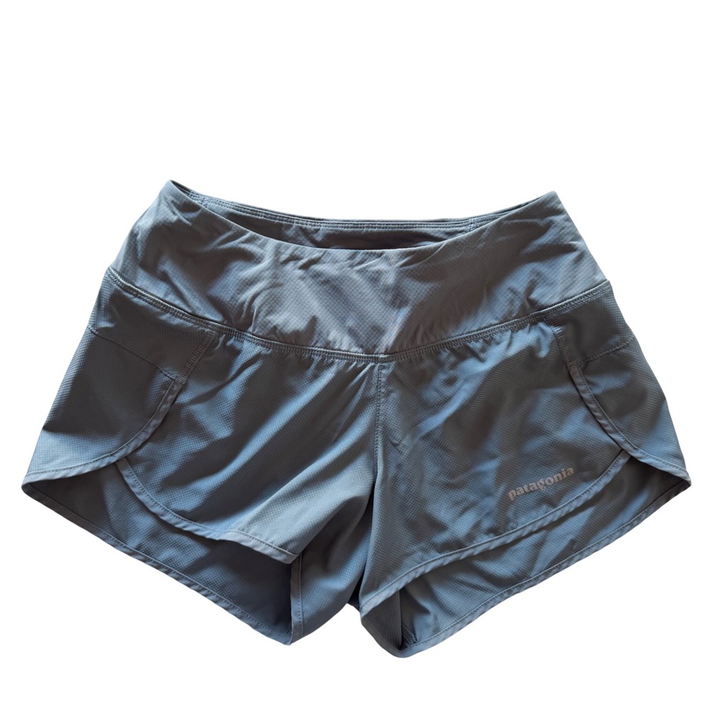 Patagonia Strider Pro Running Shorts Grey XXS Womens 3 Inch Inseam Pockets Liner